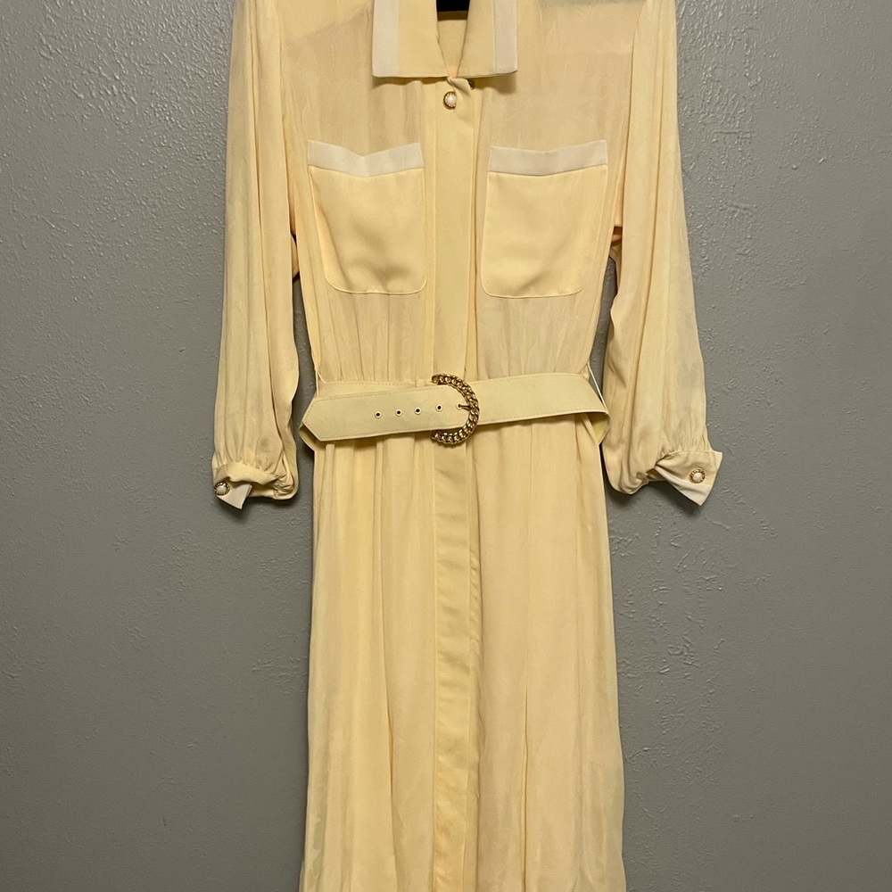 Vintage yellow dress - Picture 3 of 5